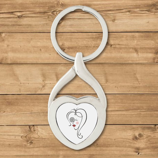 Chaveiro Fotógrafo feminino (Criador carregado)