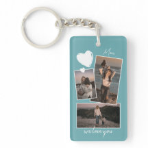 Fotos Simples Personalizadas em Azul Turquesa Água