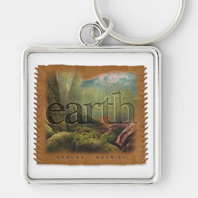 Chaveiro FOUR ELEMENTS - Earth - Keychain (Frente)