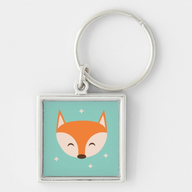 Chaveiro Fox alegre (Frente)