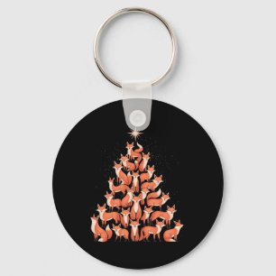 Chaveiro Fox Christmas Tree Fox Xmas Tree Women & Boys