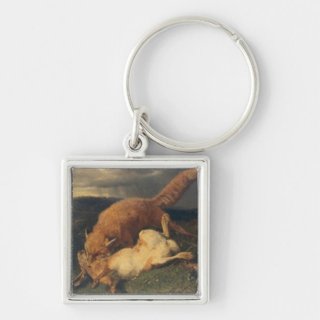 Chaveiro Fox e lebre, 1866 (Frente)