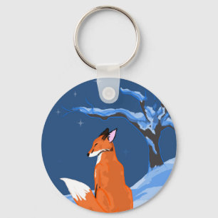 Chaveiro Fox Noturna de inverno