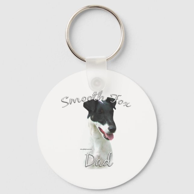 Chaveiro Fox Terrier Pai 2 Suave (Frente)