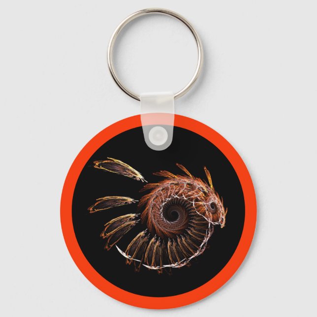 Chaveiro Fractal Firebird (Frente)