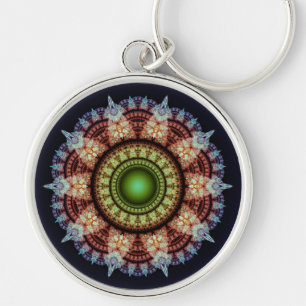 Chaveiro fractal oriental esplêndido ornamento