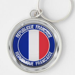 Chaveiro França Round Emblem