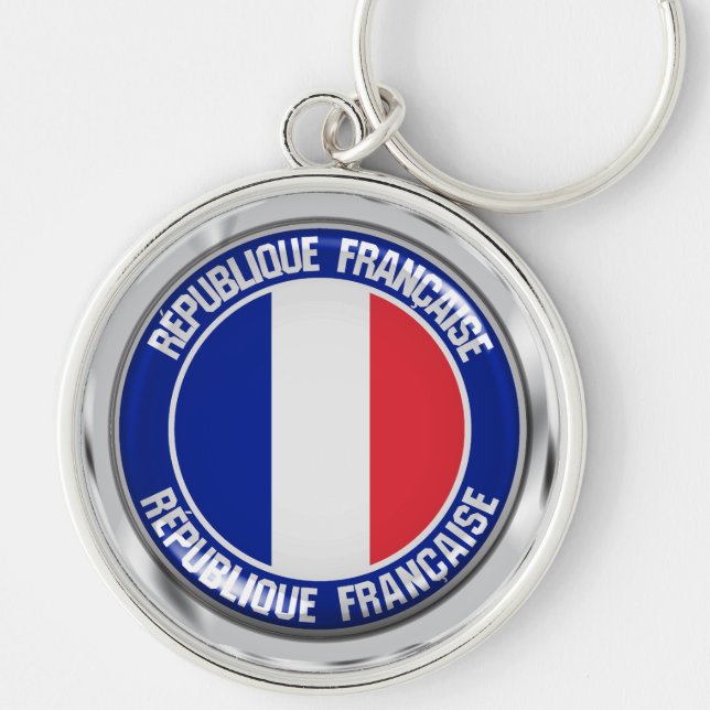 Chaveiro França Round Emblem (Frente)