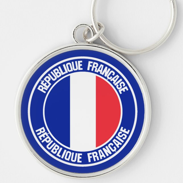 Chaveiro França Round Emblem (Frente)