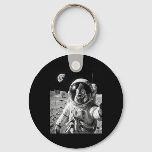 Chaveiro Frango Astronauta Selfie Na Lua Frango Engraçado