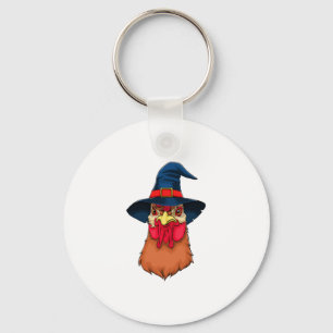Chaveiro Frango de Bruxa Divertido Halloween Horror Assusta