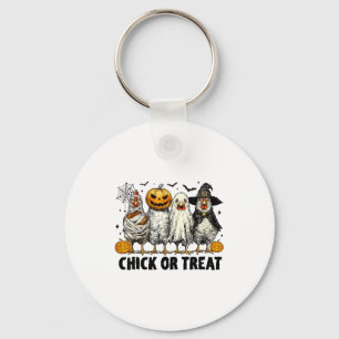 Chaveiro Frango Engraçado Ou Tratamento Halloween Bruxa Ass