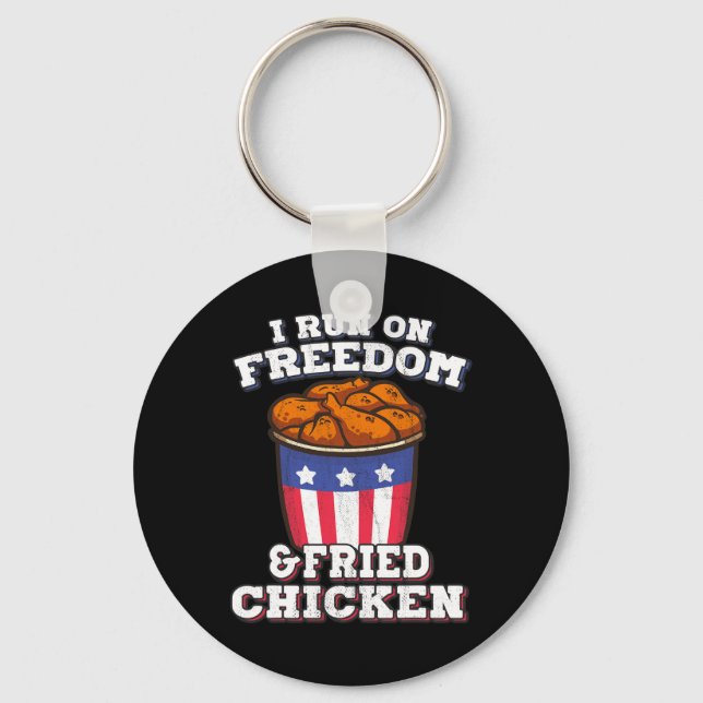 Chaveiro Frango Frito Engraçado, Nugget de Frango, Asas, Ta (Frente)
