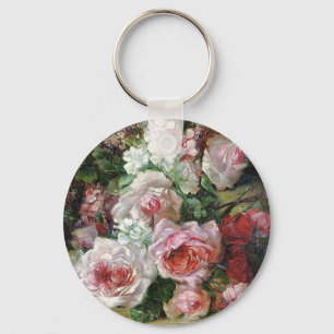 Chaveiro Frans Verhas Vintage Buquê de Rosas