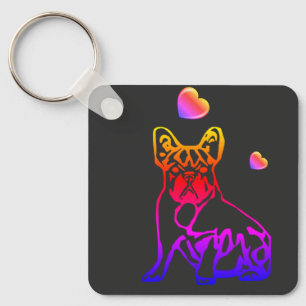 Chaveiro Französische Bulldogge Comic