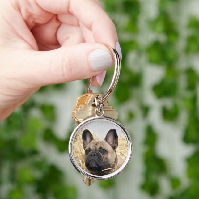 Chaveiro Französische Bulldogge Schlüsselanhänger (Mão)