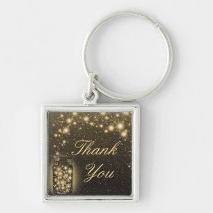 Chaveiro Frasco de incandescência do obrigado das estrelas