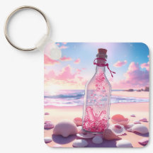 Frasco flutuante romântico transparente