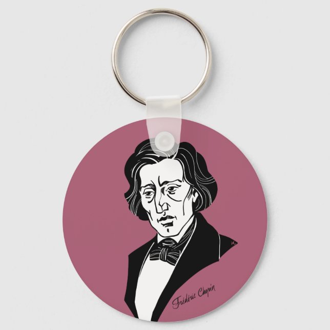 Chaveiro Frederic Chopin (Frente)