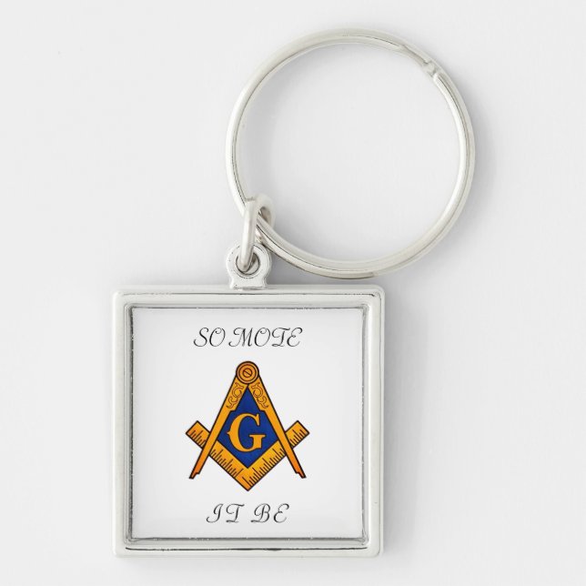 Chaveiro Freemason Square e Compass Charity Masonic Keych (Frente)