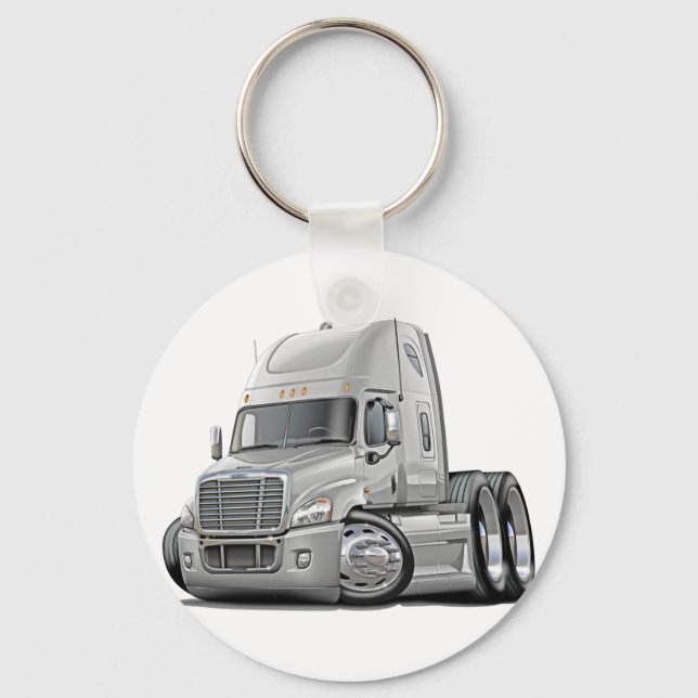 Chaveiro Freightliner Cascadia White Truck (Frente)