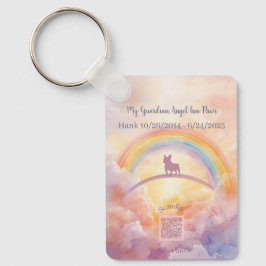 Chaveiro French Bulldog Pet Loss Keychain – Custom