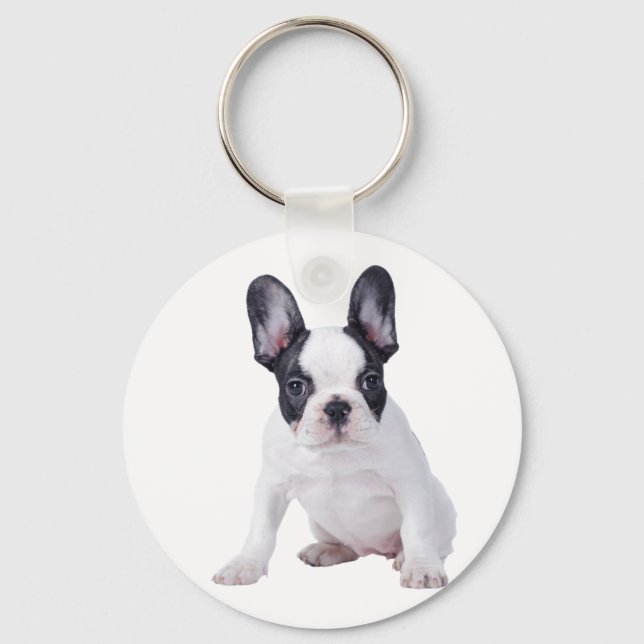 Chaveiro Frenchie - cachorrinho francês (Frente)