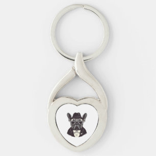 Chaveiro Frenchie O Gangster