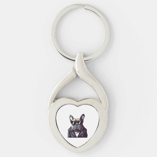 Chaveiro Frenchie O Partido (Frente)