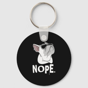 Chaveiro Frenchie White Buldogue