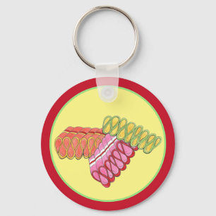 Chaveiro Fresco de Natal Fashiado Fresco Docinho de Fita