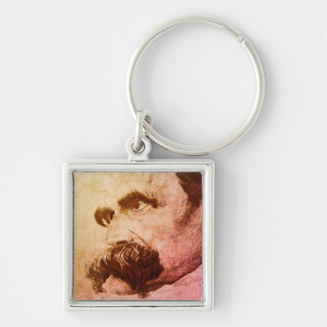 Chaveiro Friedrich Nietzsche (desenhado por Hans Olde) (Frente)