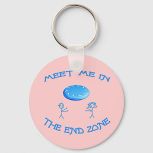 Chaveiro Frisbee do end zone