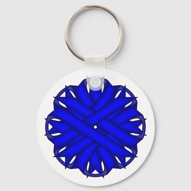 Chaveiro Friso Azul por Kenneth Yoncich (Frente)