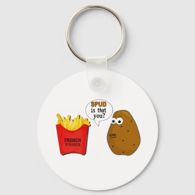 Chaveiro Fritas de batata é você? (Frente)