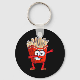 Chaveiro Fritas Francesas Bonitas Dançando Funny Dabbing Fr