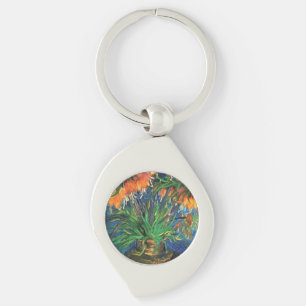 Chaveiro Fritilárias Gogh 1887 Vaso Flores Personalizar
