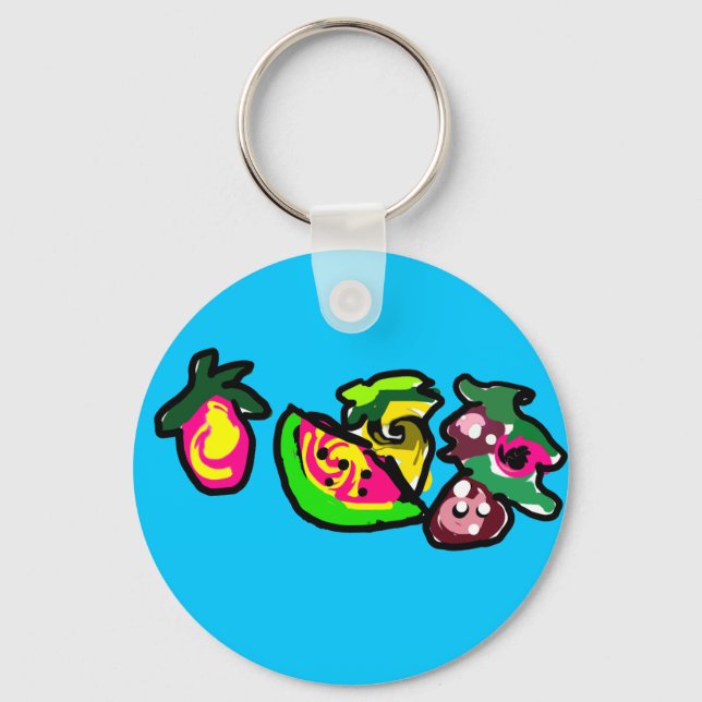 Chaveiro Fruits art fun  (Frente)