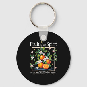 Chaveiro Fruta Cristã Da Laranja De Fruta Vintage Srit F