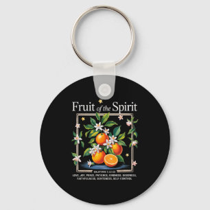 Chaveiro Fruta Cristã Do Espírito Vintage Fruta Laranja