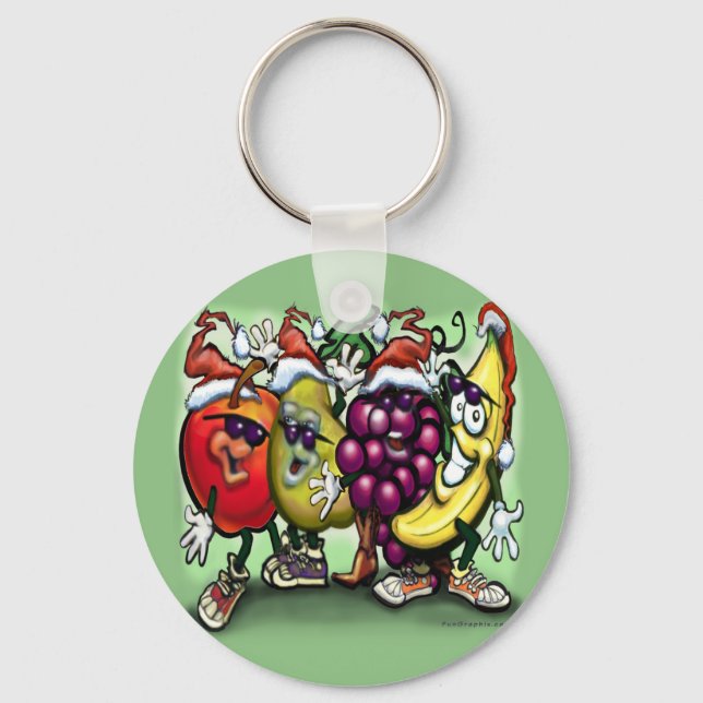 Chaveiro Fruta de Natal (Frente)