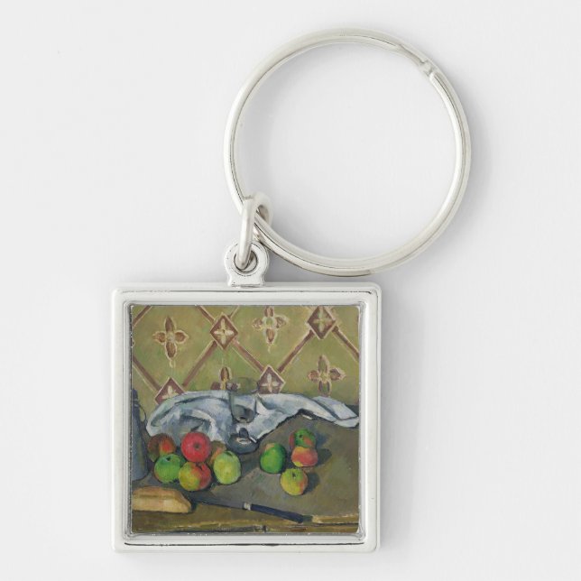 Chaveiro Fruta de Paul Cezanne |, Serviette e jarro de (Frente)