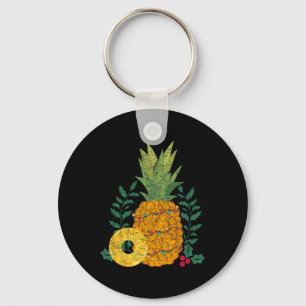 Chaveiro Fruta de Verão Havaiano Abacaxi Natal Tropical