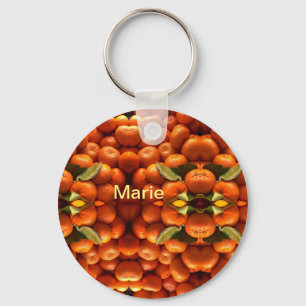 Chaveiro Fruta laranja simples adicionar nome mínimo person
