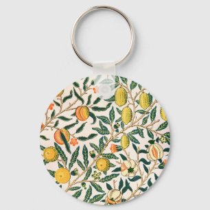 Chaveiro Fruta William Morris Pomegranate Ornamento Branco