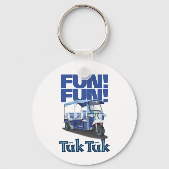 Chaveiro FUN FUN Tuk Tuk (Frente)