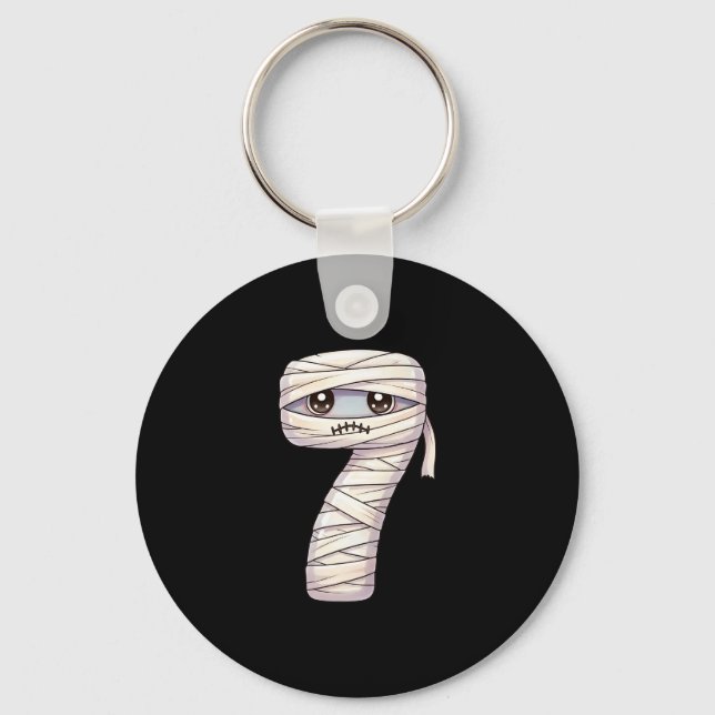 Chaveiro Fun Six Seven 6 7 Meme Design Couples Halloween Mu (Frente)