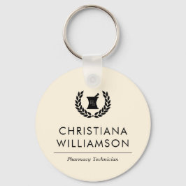 Chaveiro Funcionarios técnico do Farmacêutico Elegante Pers