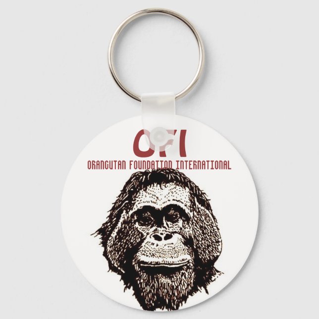 Chaveiro Fundação Orangutan Internacional (Frente)