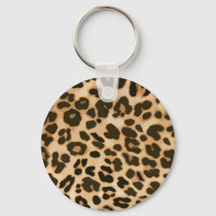 Chaveiro Fundo de impressão do Leopard